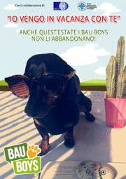 Campagna anti-abbandono: Animali in Vacanza, BauBoys, Enpa, Oipa